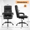 Black Executive Office Chair Ergonomic High Back with Headrest